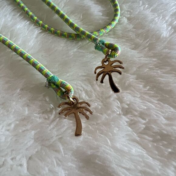 Victoria Secrets Y2K Women's Strapless Bikini Top Tropical Design - Picture 2 of 4